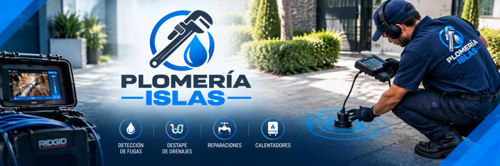 detección de fugas con plomería islas